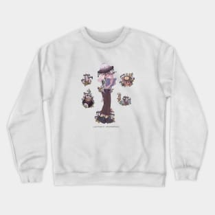 SHROOM GIRLS - Coprinopsis Atramentaria Crewneck Sweatshirt